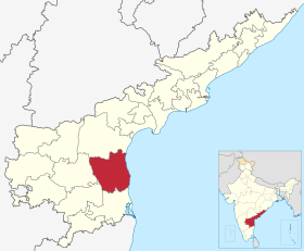 Localisation de District de Nellore(శ్రీ పొట్టి శ్రీరాములు నెల్లూరు జిల్లా)