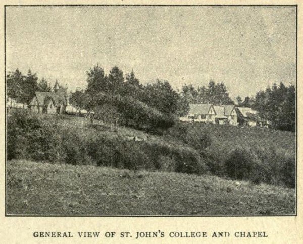 St. John's College and Chapel, Auckland c. 1911