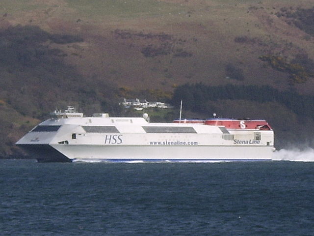 Stena Line provided HSS sailings between Stranraer and Belfast
