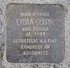 Stolperstein Hirschgartenstr 2 Lydia Gusyk.JPG