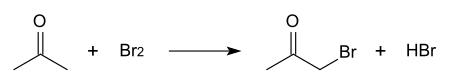 Synthese van broomaceton