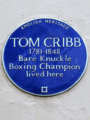 TOM CRIBB 1781-1848 Bare Knuckle Boxing Champion lived here.jpg