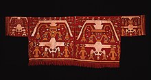 Tapestry shirt, Chimu, 1400-1540 CE. Dumbarton Oaks collection PC.B.503. Tapestry Shirt, Chimu (Peru).jpg