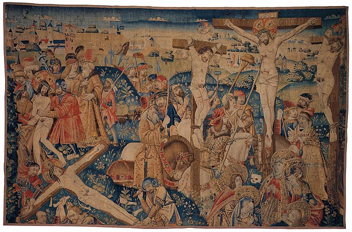 Unknown Flemish weaver, Tapestry with Scenes from the Passion of Christ, c. 1470–90. Rijksmuseum, Amsterdam