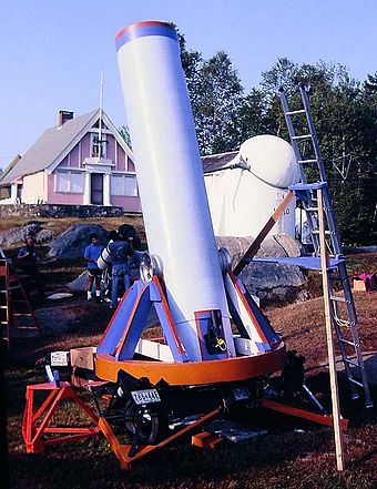 业余天文学家可以自己搭建观测器材，并举办星空飨宴。图为位于美国佛蒙特州的Stellafane天文俱乐部