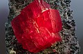 “探照灯”，来自科罗拉多州阿尔玛Sweet Home矿的大型红色菱锰矿