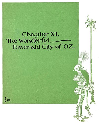 Chapter XI. The Wonderful Emerald City of OZ.