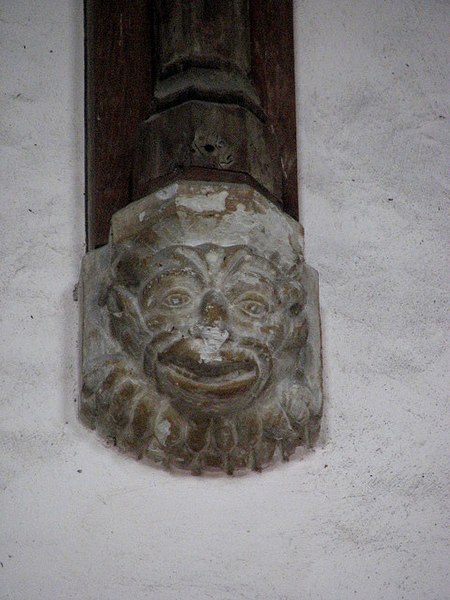 File:The church of All Saints - corbel - geograph.org.uk - 833363.jpg