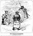 «Грабіжники світу»: Німеччина, Британія та Росія на карикатурі Томаса Неста, 1885 р.