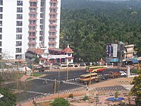 Thiruvananthapuram Kowdiar Square skyline