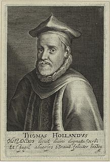 Thomas Holland (translator) English Calvinist scholar and theologian, one of the translators of the King James Version of the Bible