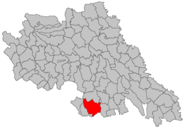 Țibănești – Mappa