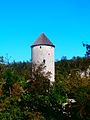 La torre del castello dei Kleinhausel, nella zona di Caccia/Kačja vas