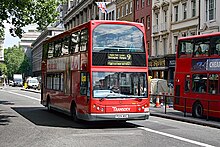 Transdev Volvo B7TL East Lancs Vyking in The Strand Transdev Volvo.jpg