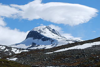 Tverrådalskyrkja mountain in Norway