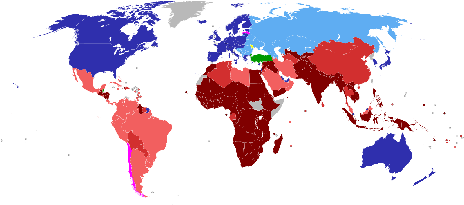 North south divide. Global South.