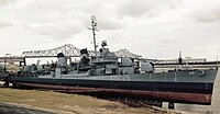 USS Kidd (DD-661) in Baton Rouge, Louisiana (USA), on 26 February 2015.jpg