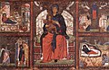 Nieznany malarz włoski, Tronująca Madonna z Dzieciątkiem i Żywot Marii, około 1270 r.