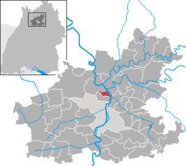 Kaart van Untereisesheim