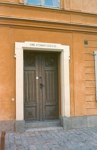 <span class="mw-page-title-main">Royal Society of Sciences in Uppsala</span>