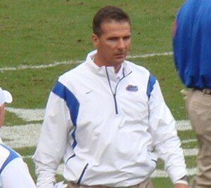 Meyer with the Florida Gators in 2008