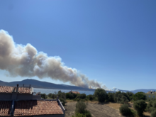 Wildfires in Urla, Izmir in August Urla Balikliova Orman Yangini.png