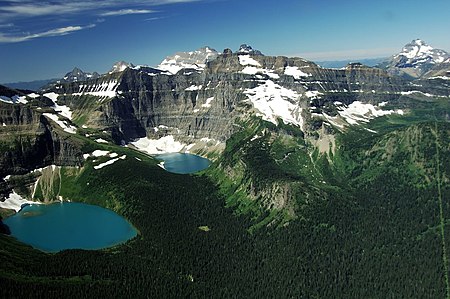 Aerial view of Mount Custer