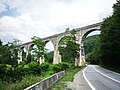 Viaduct near Brad, Rumania (1890s)