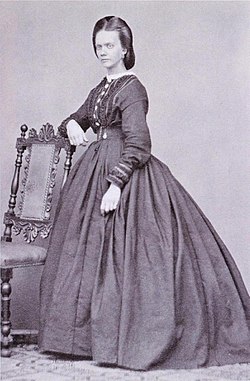 Victorine Nordenswan 1860-luvulla.