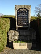 El monumento a los caídos en la guerra en 2012.