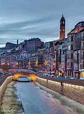 Blick der Altstadt von Tarazona, Aragon, Spanien.