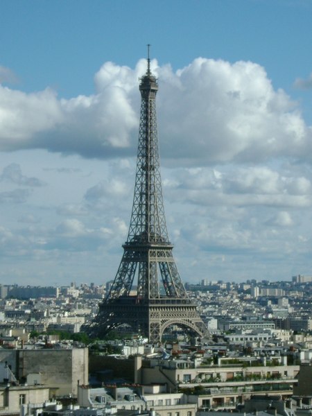 File:Vista de la Torre Eiffel, desde el Arco del Triunfo.jpg