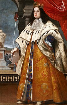 Volterrano, Cosimo III de' Medici in grand ducal robes (Warsaw Royal Castle).jpg