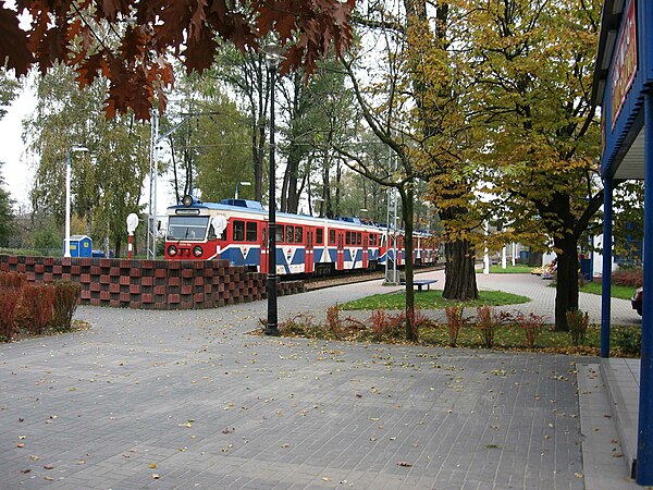 PKP class EN94 EMU at Grodzisk Mazowiecki Radońska