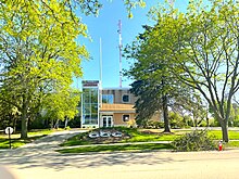 WKOW's studios and transmitter on Madison's southwest side. WKOW Studio.jpg