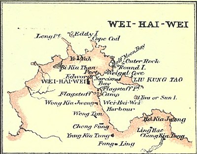 Map of Weihaiwei in 1906