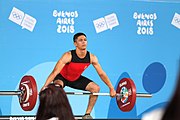 Deutsch: Gewichtheben bei den Olympischen Jugendspielen 2018; Tag 2, 10. Oktober 2018; Jungen 62 kg English: Weightlifting at the 2018 Summer Youth Olympics at 8 October 2018 – Boys' 62 kg