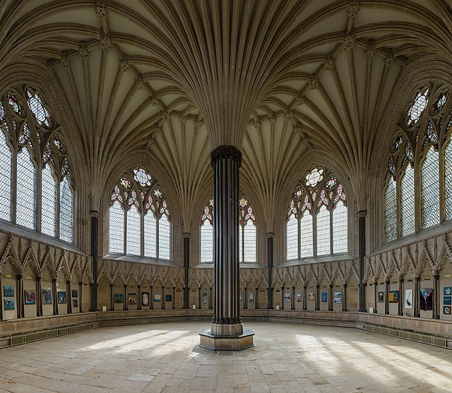 Chapter house of Wells Cathedral