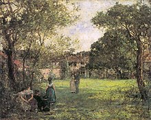 Bavarian Beer Garden, 1887