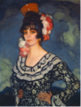 Ігнасіо Сулоага. «Іспанка в андалузькій сукні», до 1913 р. Національна галерея мистецтва, Вашингтон