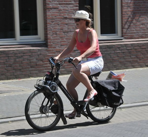 A VéloSoleX motorized bicycle