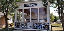 World's Largest Popcorn Ball (built in 2016) in 2020 World's Largest Popcorn Ball, Sac City, Iowa.jpg