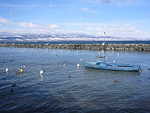 Yvoire (France) and Leman lake