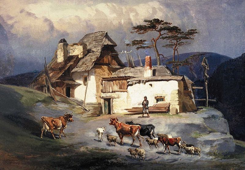 File:Zverina, Frantisek Bohumir - Selska chalupa.jpg