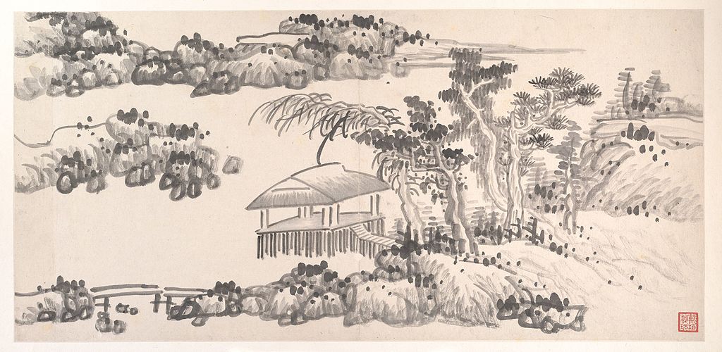 File:清 倣龔賢 十二月令山水圖 冊-Landscapes of the Twelve Months MET DP161080.jpg -  Wikimedia Commons