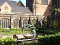 "The Water of Life" sculpture in Chester Cathedral cloister garth (17).JPG