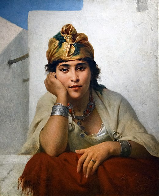 (Narbonne) Rêverie c.1883 - Hippolyte Lazerges - Musée des Beaux Arts de Narbonne.jpg