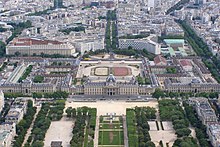 École militaire from the Eiffel Tower, August 2008.jpg
