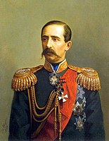 Portret van een cavalerie-generaal Alexander Lvovich Potapov, 1877 (GMI St. Petersburg)