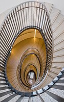 Rank: 35 Spiral staircase in the University Children's Hospital in Heidelberg